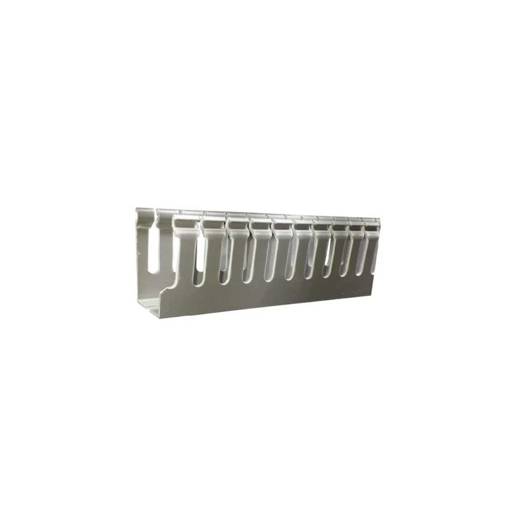 Canaleta Pvc 30X50 Aberta Cinza C/TAMPA 2 Metros UP Electron – UP Electronic — foto 1