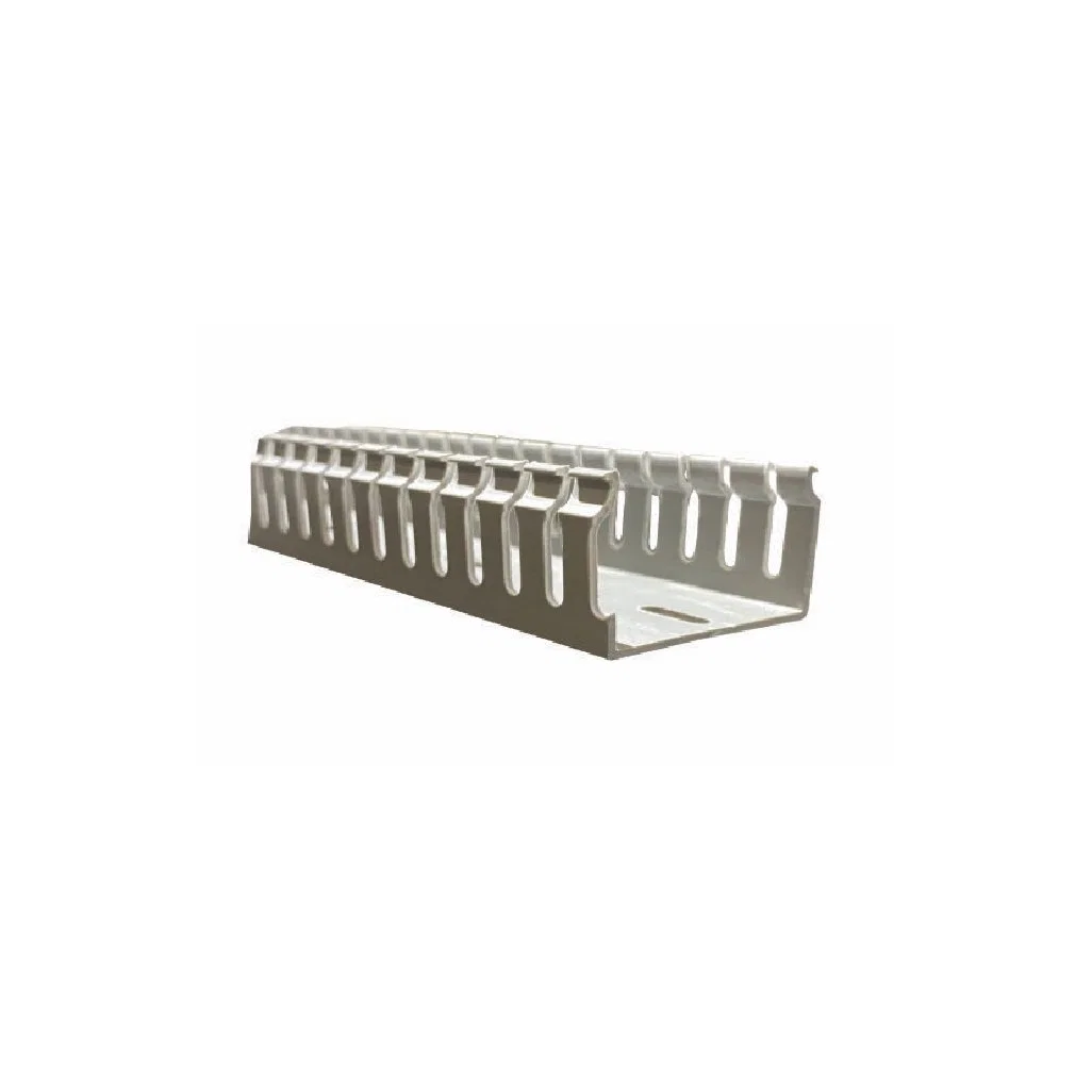Canaleta Pvc 50X30 Aberta Cinza C/TAMPA 2 Metros UP Electron – UP Electronic — foto 1