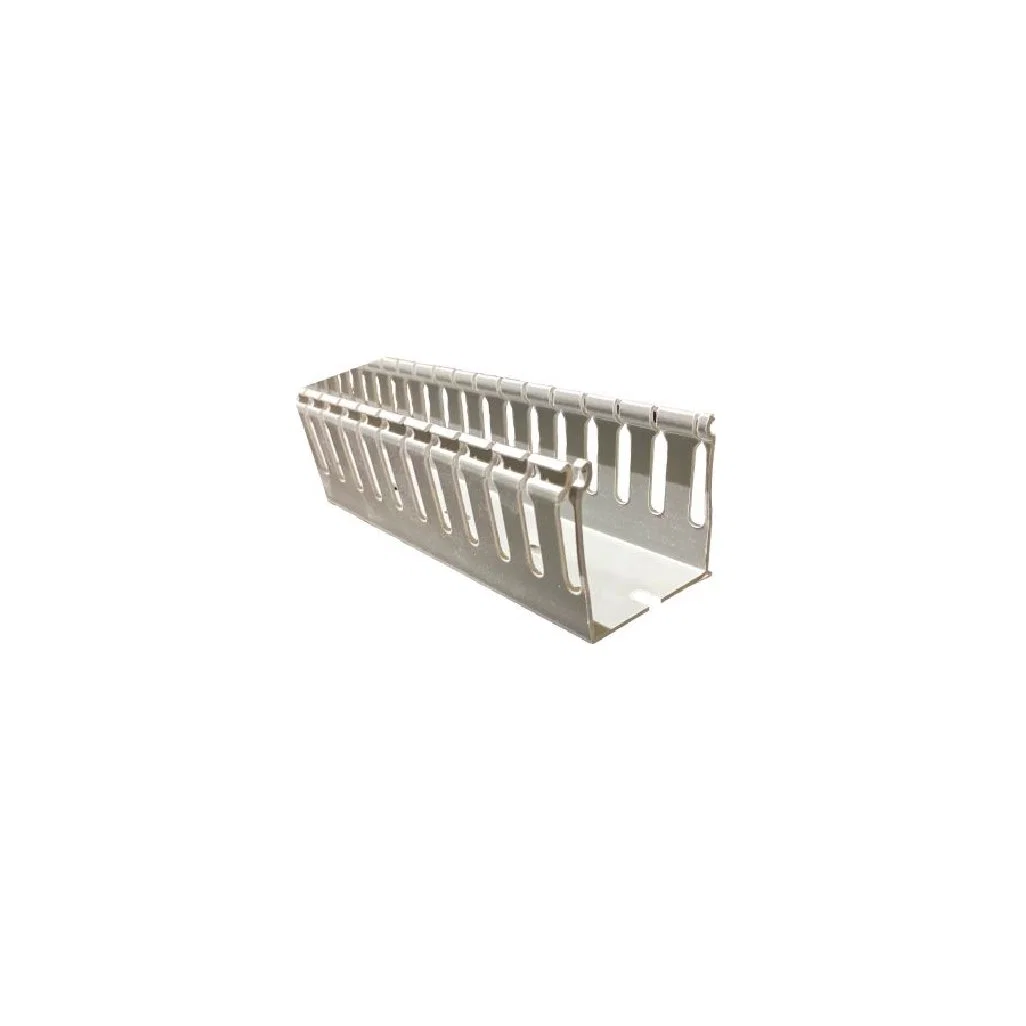 Canaleta Pvc 50X50 Aberta Cinza C/TAMPA 2 Metros UP Electron – UP Electronic — foto 1