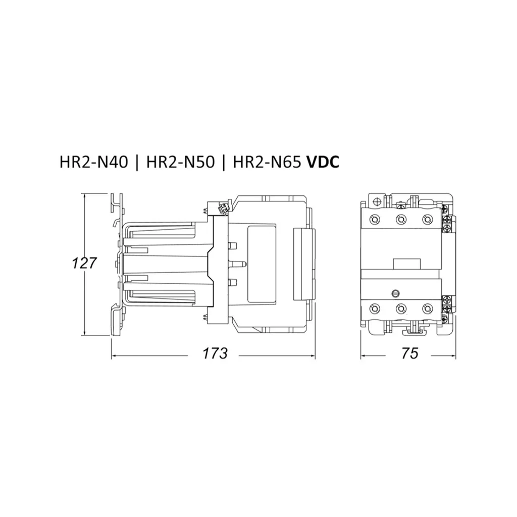 Contatora Easy HR2 50A 1NA+1NF 24VCC – UP Electronic — foto 4